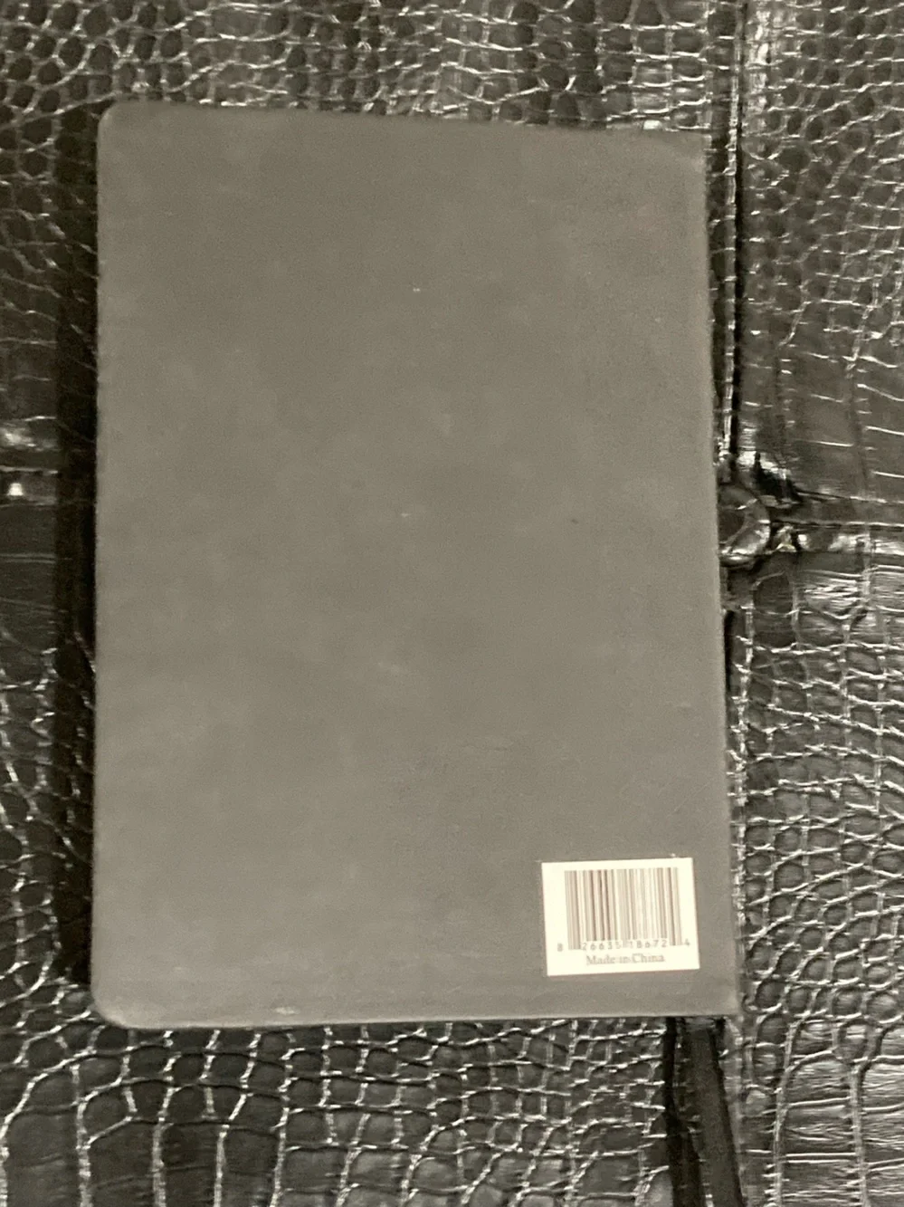 Black Star Appliqué Notebook with Silver Stars by Patch Perfect